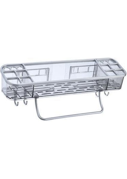 Çok Fonksiyonlu Banyo Raf Depolama Rafı Kancalı Köşe Şampuan Havlu Depolama Raf Aksesuarları (Yurt Dışından) fiyatları