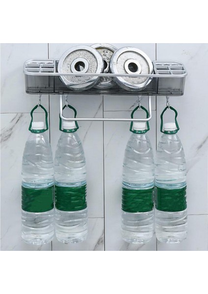 Çok Fonksiyonlu Banyo Raf Depolama Rafı Kancalı Köşe Şampuan Havlu Depolama Raf Aksesuarları (Yurt Dışından) indirimleri