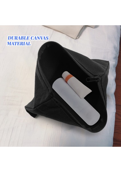 10 Adet Kanvas Fermuarlı Kese Çanta Kanvas Makyaj Çantaları Kalem Kutusu Boş Dıy Zanaat Çanta Seyahat Dıy Zanaat Okulu Için, Siyah (Yurt Dışından) fiyatları