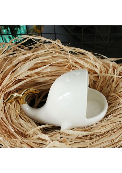 Seramik Takı Saklama Braketi Yaratıcı Yüzük Kolye Küpe Saklama Tepsisi Sabun Kutusu Tepsisi (Tilki) (Yurt Dışından) indirimleri