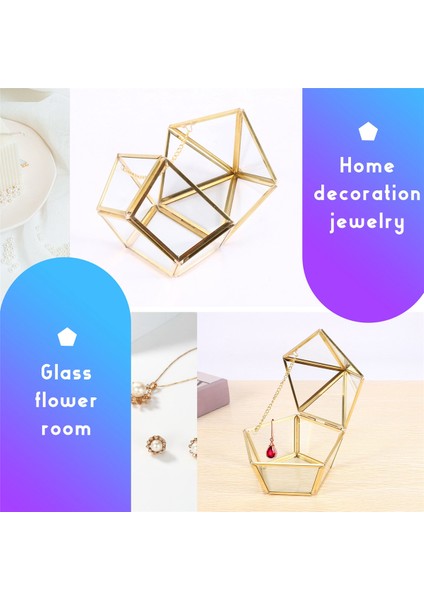 Cam Yüzük Kutusu Düğün Takı Çantası Ölümsüz Çiçek Cam Kapak Dekorasyon (Yurt Dışından) indirimleri