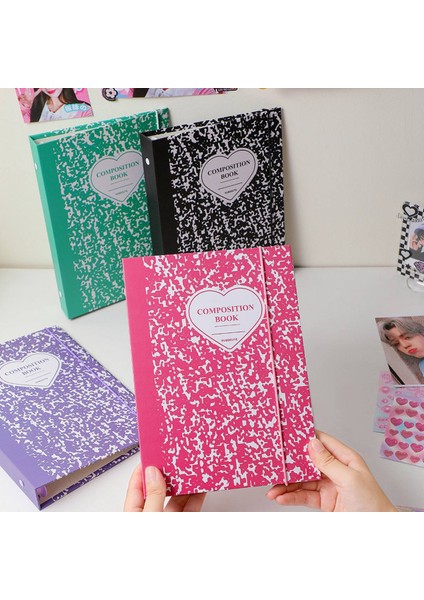 A5 Bağlayıcı Kpop Idol Resimleri Depolama Kitap Kart Tutucu Yıldızları Takip Etmek Fotoğraf Albümü Fotoğraflı Kitap Kırtasiye (Yeşil) (Yurt Dışından) fiyatları