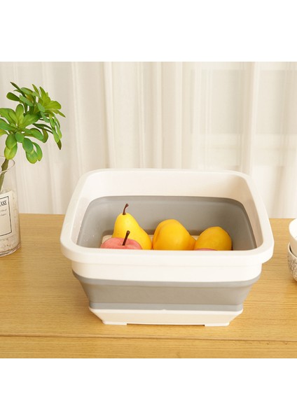 Plastik Lavabo Taşınabilir Katlanabilir Kalınlaşma Havzası Turizm Açık Katlanır Kova Balıkçılık Kamp Araba Çadırı Yıkama Kovası B (Yurt Dışından)