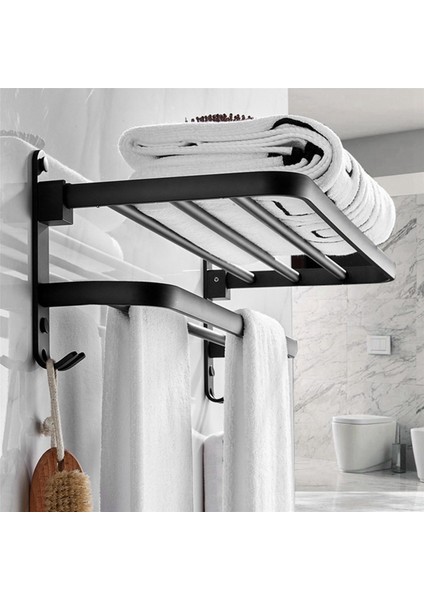 2x Havlu Çubuğu Duvara Monte Raf Banyo Havlu Askısı Havlu Tutucu Havlu Askısı Banyo Aksesuarları Banyo Rafı (Yurt Dışından) indirimleri