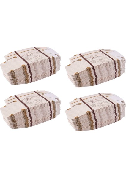 200 Adet Mini Bavul Favor Kutusu Parti Favor Şeker Kutusu, Etiketleri ve Halat ile Vintage Kraft Kağıt (Yurt Dışından) fiyatları