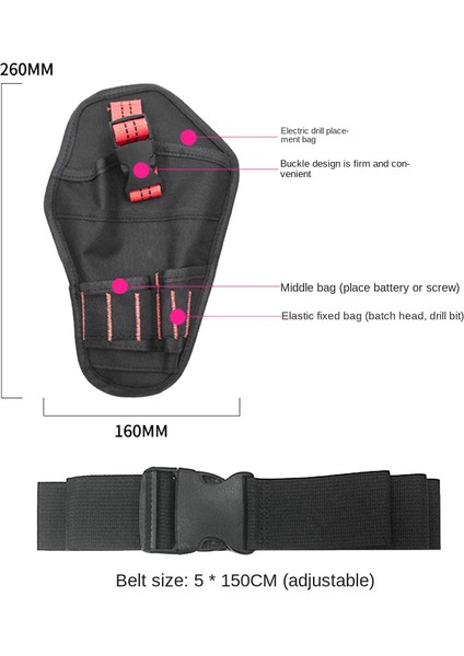 Araç Seti Akülü Aletler Akülü Matkap Çok Alet Çantası Bel Çalışma Çantası Çok Amaçlı Alet Taşınabilir Çanta Pratik Alet (Yurt Dışından) modelleri