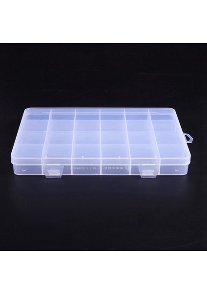 2X24 Bölmeli Plastik Kutu Kasa Takı Boncuk Saklama Kabı Zanaat Organizatör (Yurt Dışından)