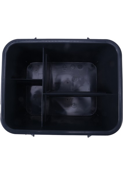 2x Çeşitli Eşyalar Temizleme Sepeti Plastik Taşınabilir Alet Kutusu Depolama Sepeti Otel Temizleme Temizlik Sanitasyon Alet Sepeti (Yurt Dışından)