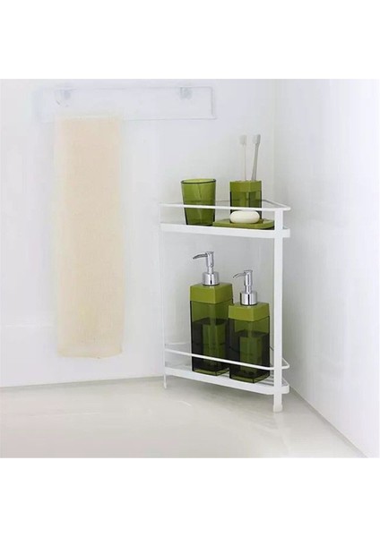 Banyo Depolama Rafı Çok Fonksiyonlu Modern Minimalist Ev Mutfak Depolama Tutucu Baharat Banyo Odası Malzemeleri, Siyah (Yurt Dışından) modelleri