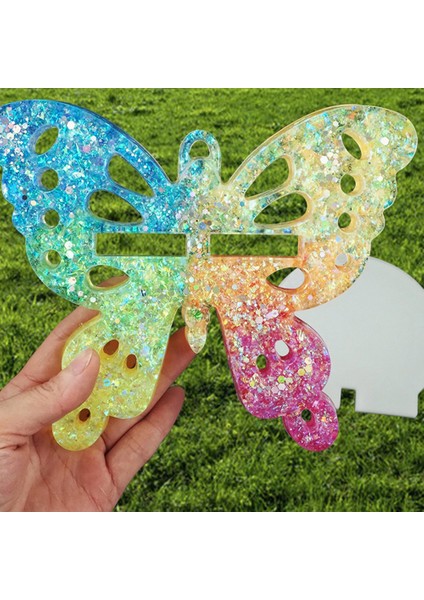 2 Adet Dıy Epoksi Reçine Kalıp Büyük Kelebek Depolama Raf Standı Kolye Kolye Salıncak Masa Silikon Kalıp (Yurt Dışından) fırsatları