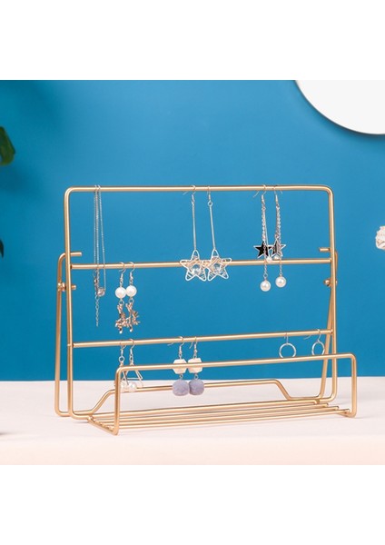 Mücevher Organizatör Ekran Standı Raf, Küpe Kulak Çıtçıt Ekran Metal Stand Tipi Kolye Organizatör Tutucu (Yurt Dışından) modelleri