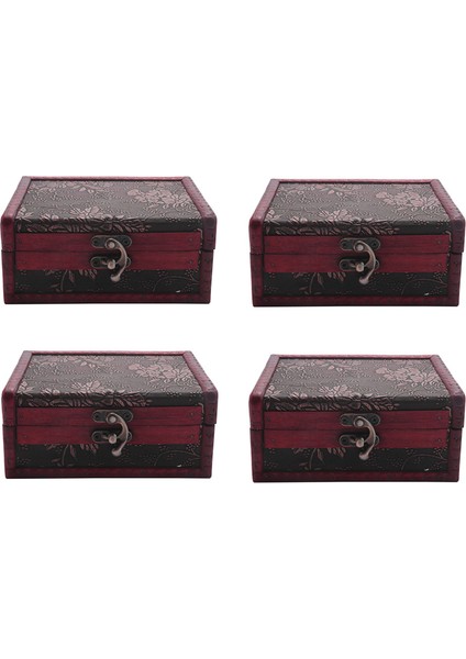 Hediye Kutusu, Kart Koleksiyonu, Hediyeler ve Ev Dekorasyonu Için 4x Hazine Kutusu Hazine Sandığı (Yurt Dışından) fiyatları