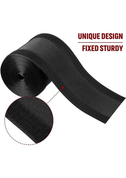 2x Kablo Tutucu Zemin Kablo Kapağı Kabloları Kablo Koruyucu Kablo Yönetimi Yalnızca Ticari Ofis Halısı Için (Siyah, 10 Feet) (Yurt Dışından) fırsatları