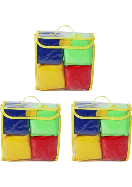 Dıy Eğitim Oyun Zarı, Cep Kareleri, Fotoğraf Cep Köpük Istifleme Blokları - 12'li Set (Yurt Dışından)