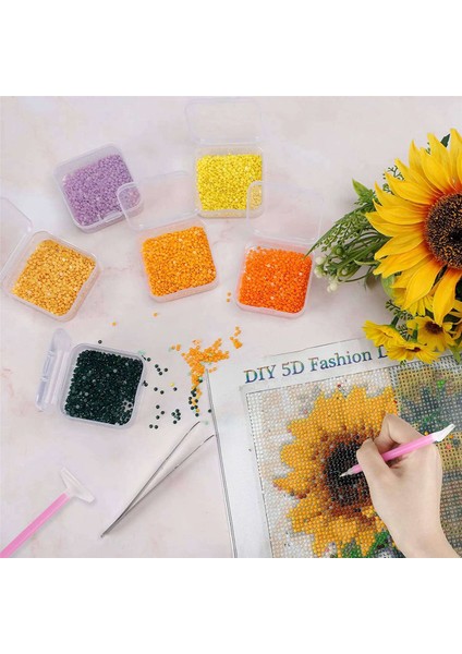 32 Paket Şeffaf Plastik Boncuk Saklama Kapları Küçük Öğeler Için Menteşeli Kapaklı Kutu, Elmas, Boncuk (2.2X2.2X0.79IN) (Yurt Dışından) modelleri