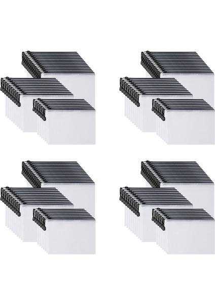 120 Adet B6 Örgü Fermuarlı Kese, Okul Ofis Malzemeleri Için Su Geçirmez Zip Çanta, Bulmacalar ve Oyunlar Depolama Düzenleme (Yurt Dışından)