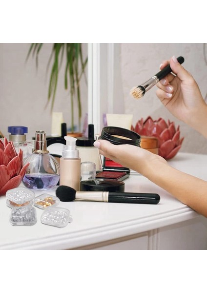 100 Paket Küçük Şeffaf Plastik Saklama Kapları, Küçük Eşyalar ve Diğer El Sanatları Projeleri Için Kapaklı Kasa (Yurt Dışından) indirimleri