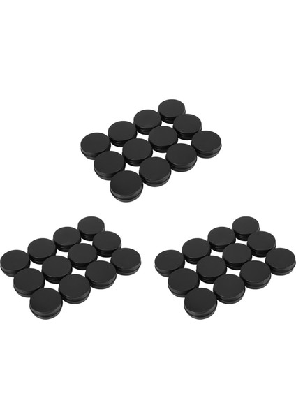 36 Adet 1 Oz Teneke Kavanoz Yuvarlak Vidalı Kapaklı Konteynerler Boş Metal Saklama Kutuları Organize Kozmetik Küçük Takı Süsler (Yurt Dışından)