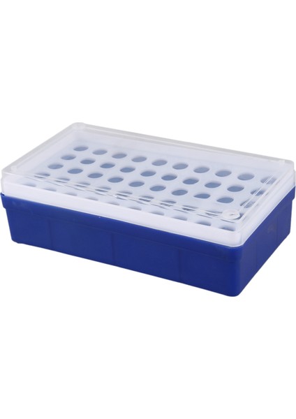 2x Laboratuvar Laboratuvarı Plastik 50 Soket 1.5ml Santrifüj Tüpü Standı Tutucu Kutusu (Yurt Dışından)