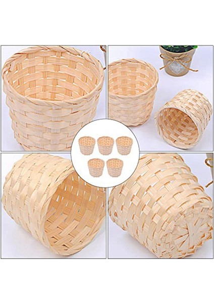 15 Adet Mini Dokuma Sepetler Parti Için Kulpsuz El Sanatları Dekor Çeşitli Durumlar Için Uygundur (7.5X6CM) (Yurt Dışından) fırsatları