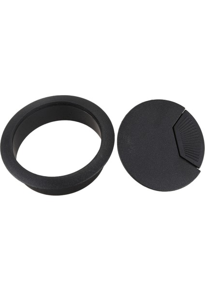 4 Adet 50MM Çaplı Masa Tel Kordon Kablo Grometleri Delik Kapağı Siyah (Yurt Dışından) fırsatları