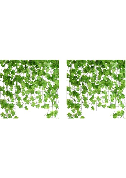 36 Adet 7.5ft Yapay Akçaağaç Yaprakları Asılı Sarmaşıklar, Bahçe Düğün Süslemeleri Için Sahte Ivy Garland Asılı Bitkiler (Yurt Dışından) fiyatları