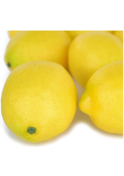 Sahte Meyve Ev Ev Mutfak Parti Dekorasyon Yapay Gerçekçi Simülasyon Sarı Limon 20 Adet Set (Yurt Dışından) indirimleri