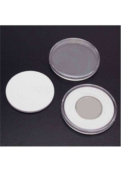 180 Adet 46MM Para Kutuları Kapsül Tutucu Uygulamalı Şeffaf Plastik Yuvarlak Saklama Kutusu (Yurt Dışından) fırsatları