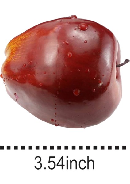 60 Adet Sahte Meyve Elma Yapay Elmalar Gerçekçi Simülasyon Kırmızı Elmalar Ev Ev Dekor Natürmort Için Mutfak Dekoru (Yurt Dışından) fiyatları