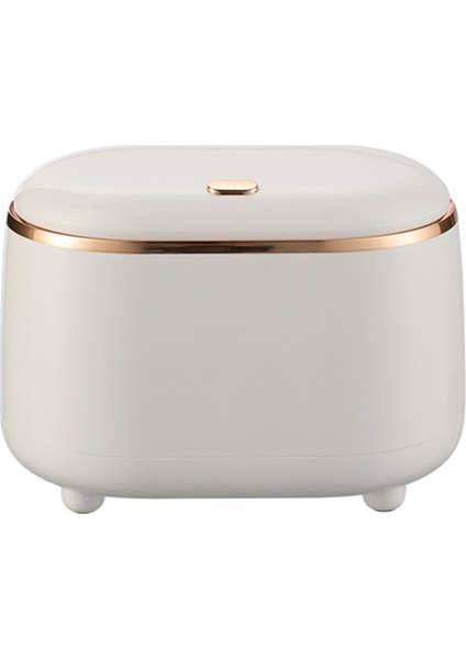 Pres Tipi Masaüstü Küçük Kapaklı Çöp Kovası, Küçük Depolama Kovası Minik Masaüstü Atık Çöp Kutusu, Beyaz (Yurt Dışından) fiyatları