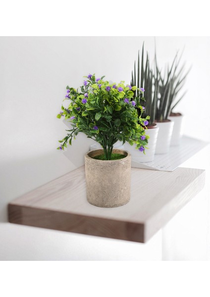 3 Paket Küçük Saksı Yapay Plastik Bitkiler, Mini Sahte Biberiye Bitki Ev Dekor Için Sahte Çiçek Houseplants Kapalı (Yurt Dışından) fırsatları