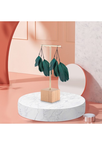 3 Parça Moda T-Bar Takı Vitrin Standı Tutucu Küpe Asılı Organizatör Takı Seti (Yurt Dışından) modelleri