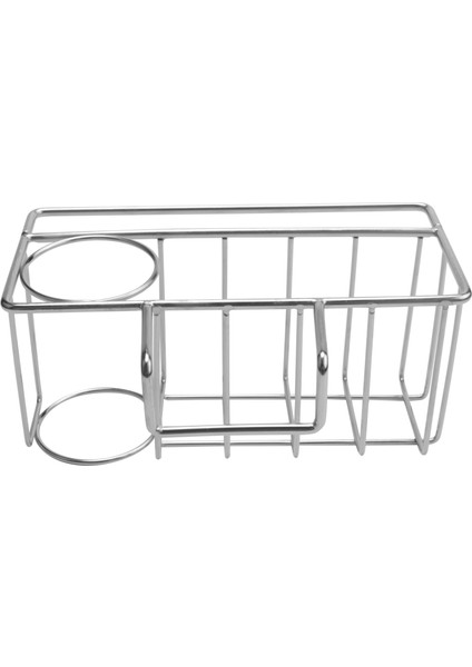 Mutfak Için Süngerlik, 3'ü 1 Arada Lavabo Caddy, Fırça, Bulaşık Havlusu, Sünger Lavabo Düzenleyici Sıvı Damlalıklı Raf (Yurt Dışından)