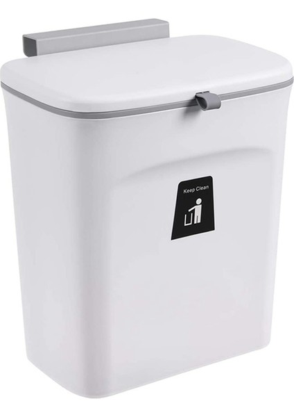 Tezgah Üstü Veya Lavabo Altı Için Mutfak Kompost Kutusu, Kapaklı Küçük Çöp Kovası Asılır, Monte Edilebilir Iç Mekan Kompost Kovası(C) (Yurt Dışından)