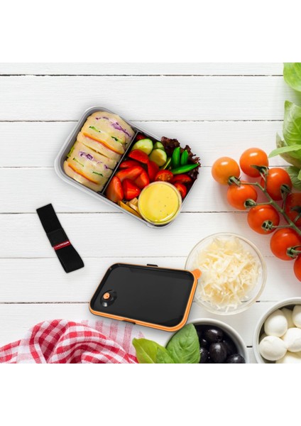 Öğle Yemeği Kutusu 1000ML, 2 Bölmeli, Çevre Dostu Bpa Içermeyen Bento Kutusu, Hermetik Yiyecek Kutusu, Mikrodalga ve Bulaşık Makinesinde Yıkanabilir (Turuncu) (Yurt Dışından) indirimleri