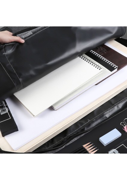 Sanat Portföy Çantası, 4K Tuval Sanatçı Sırt Çantası Su Geçirmez Sanat Taşıma Çantası Tote Çizim Tahtasında Eskiz Araçları Organize (Yurt Dışından)