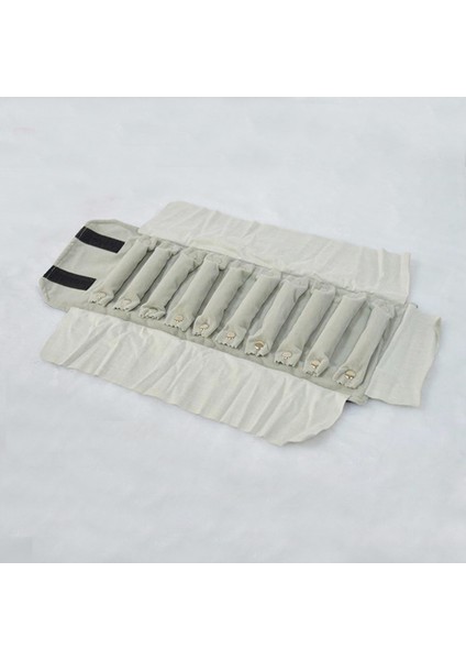 2x Mücevher Rulo Mücevher Çantası, Flanelden Yapılmış, Yüzük Için, Seyahat Sırasında Takı Saklamak Için - Siyah, Gri, Küçük (Yurt Dışından) modelleri