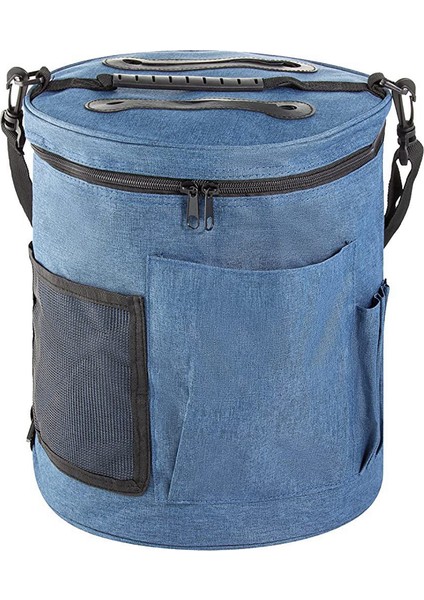 Örgü Çantaları Iplik Saklama Çantası Iplik Topu Craft Tote Cepli Tığ Bavul Tığ Aksesuarları (Yurt Dışından)