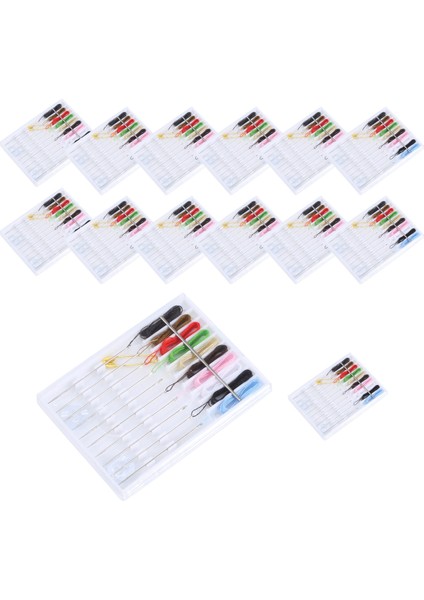 14 Kutu Mini Hızlı Düzeltme Dikiş Seti Kolay Ön Dişli Iğne Seti Temel Kişisel Dikiş Seti Plastik Dişli Iğne Tutucu (Yurt Dışından)