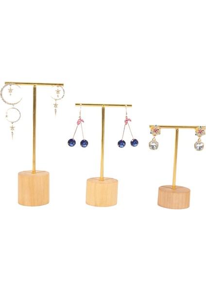 12 Parça Moda T-Bar Takı Vitrin Standı Tutucu Küpe Asılı Organizatör Takı Seti (Yurt Dışından) indirimleri