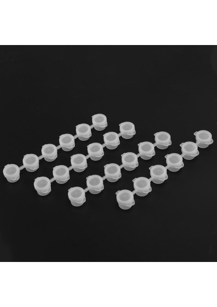 720 Adet Boş Boya Kabı, 120 Şerit Akrilik Mini Boya Kabı Sanat ve El Sanatları Için Kapaklı Şeritler Depolama 3 ml (Yurt Dışından)