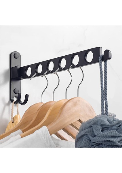 Katlanabilir Portmanto Kancaları, Duvar Portmanto Duvar Kancaları Balkon Banyo Çamaşır Odası Için Katlanır Kancalar (Siyah, 2 Parça) (Yurt Dışından) fiyatları