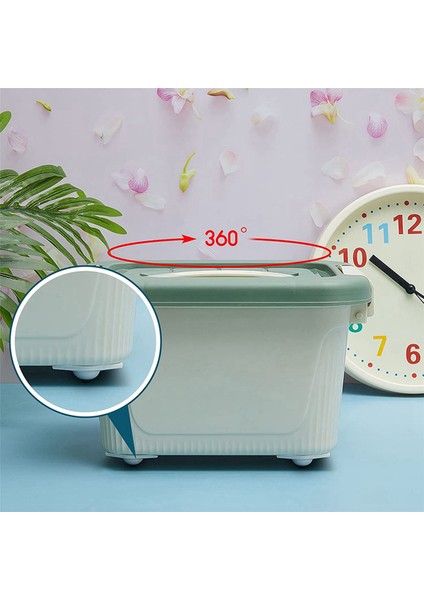16 Adet Kendinden Yapışkanlı Küçük Tekerlekler Mini Döner Tekerlekler 360 Derece Dönebilen Yapışkan Kasnak, Bilyalı Rulmanlar (Beyaz) (Yurt Dışından)