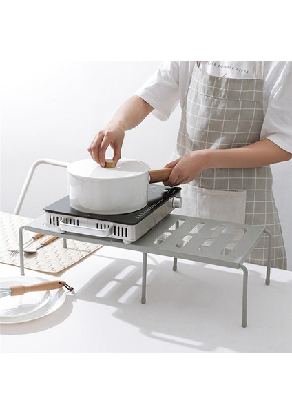 3x Mutfak Genişletilebilir Tezgah Raf Organizatör Rafları Banyo Lavabo Altında Kiler Masaüstü Depolama Organizatör Tutucular Beyaz (Yurt Dışından) modelleri