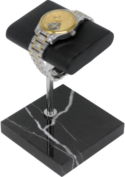 2x Siyah Mermer Taban Saat Standı Gümüş Renk Metal Çubuk Kemer Izle Ekran Sahne Bilezik Standı Takı Yerleştirme Standı (Yurt Dışından) fırsatları