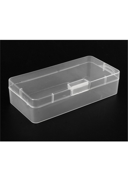 5x Şeffaf Plastik Takı Dikdörtgen Kasa Kutu Tutucu Konteyner 18CM x 8.5cm x 4.5cm (Yurt Dışından)