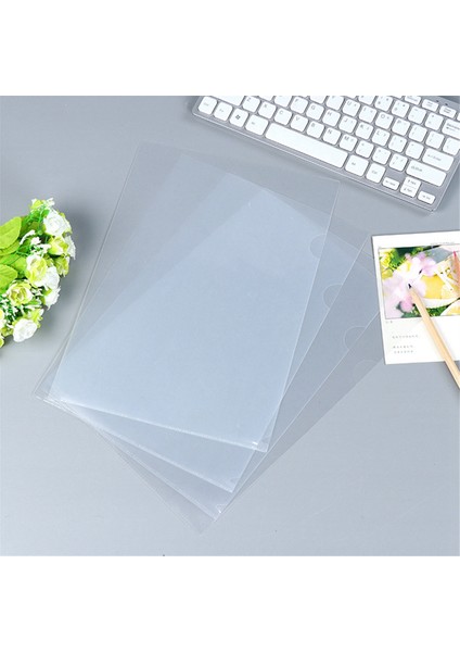50 Adet Plastik Klasörler A4 Kollu Cüzdanlar Koruma Dosyaları ile A4 Kağıt Çalışma Ofisi Için Üst ve Yan Açık Kollu (Yurt Dışından) fiyatları