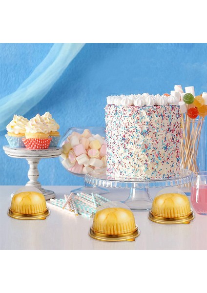 450 Adet Şeffaf Plastik Mini Cupcake Kutuları Muffin Pod Kubbe Muffin Kek Konteyner Kutusu Bireysel Cupcake Tatlı Kabı (Yurt Dışından) modelleri