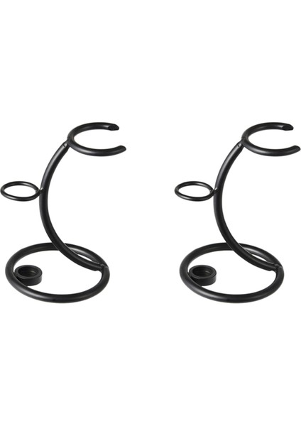 2 Adet 2 In1 Erkek Tıraş Takım Tutucu Kavisli Tıraş Fırçası Manuel Jilet Standı Tutucular Sakal Aksesuarları (Yurt Dışından)