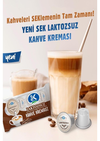 Laktozsuz Kahve Kreması 15 ml x 10 Adet